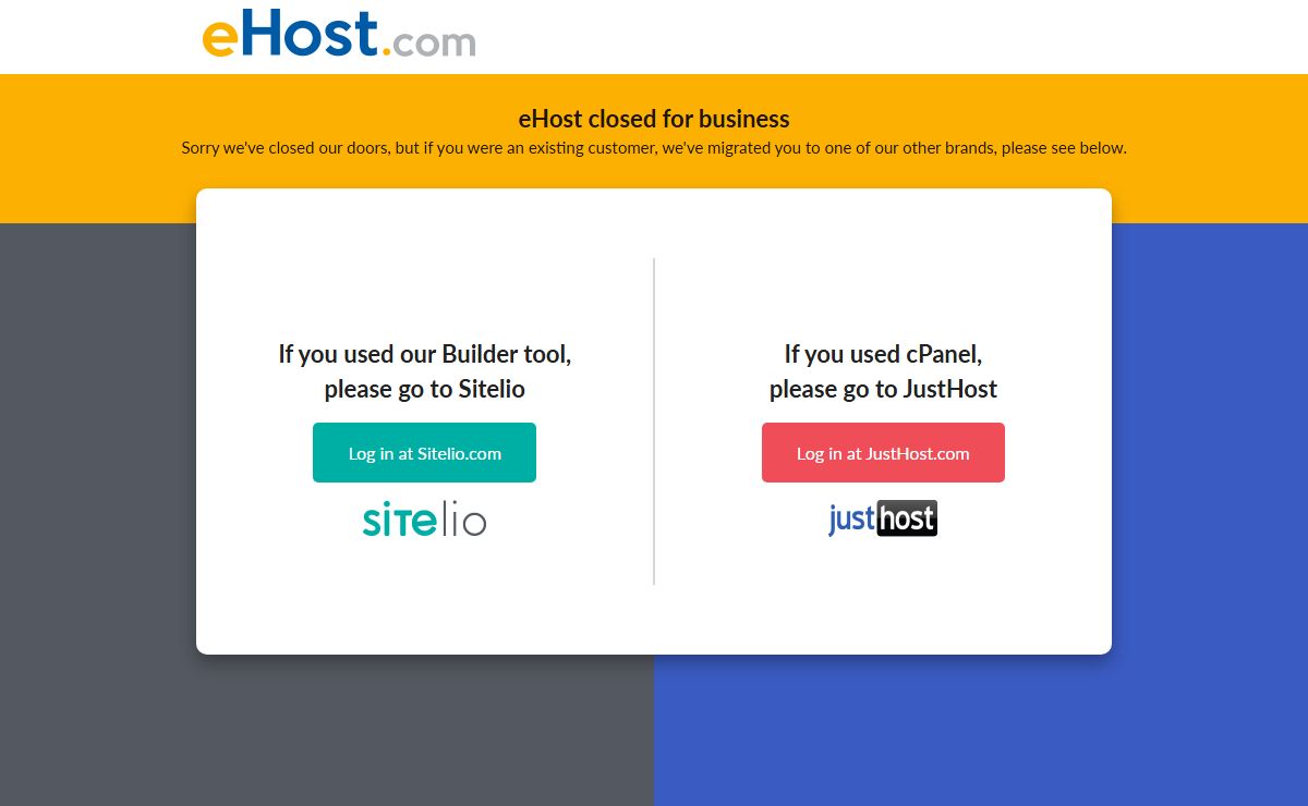 eHost is closed for business