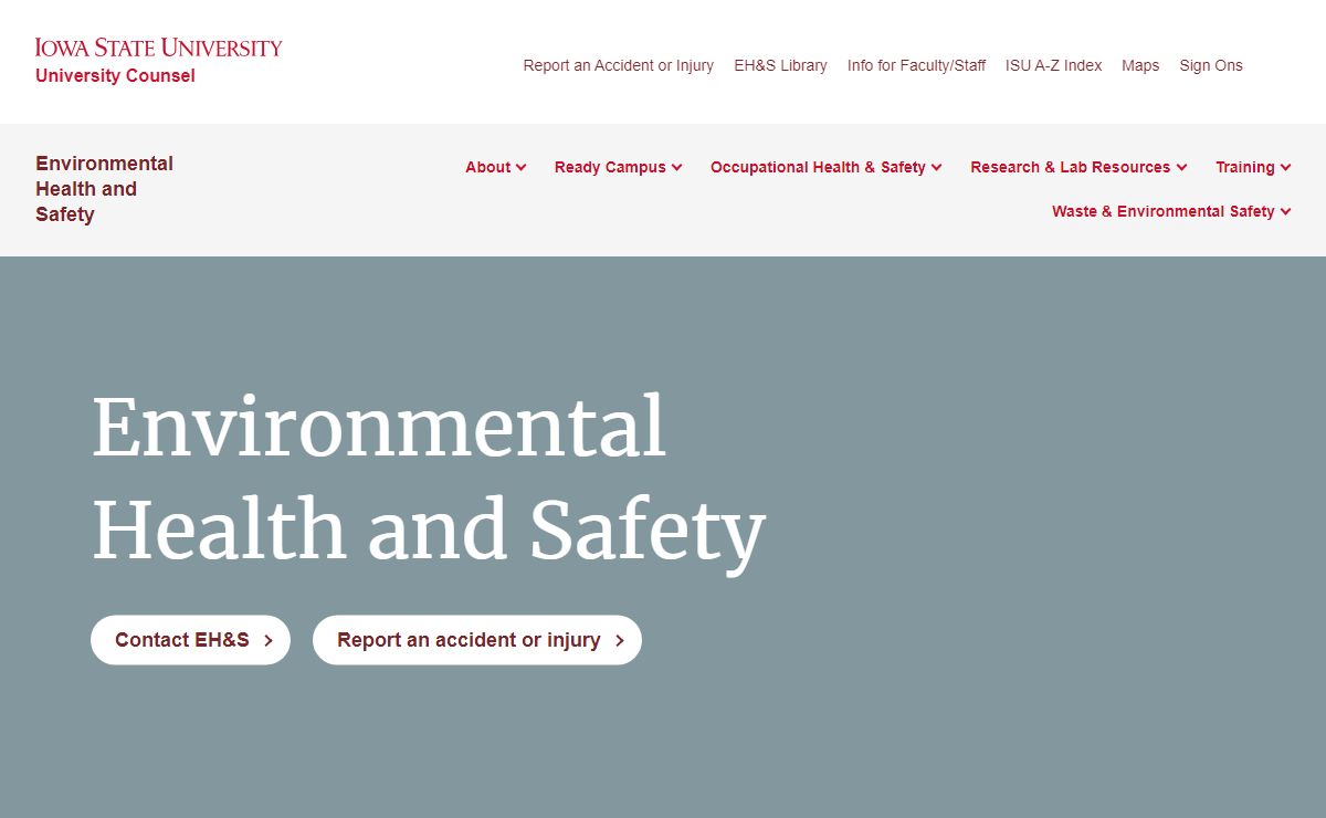 Environmental Health and Safety