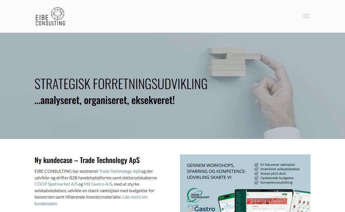 Forretningsudvikling | Strategi | Digitalisering - EIBE CONSULTING