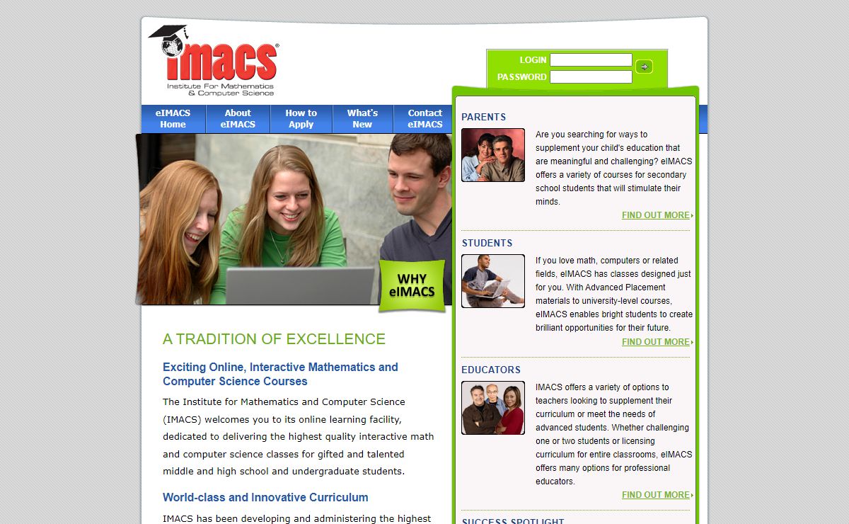 Online Computer Science Programs, Math for Gifted Children, AP Java Course, Logic - eIMACS
