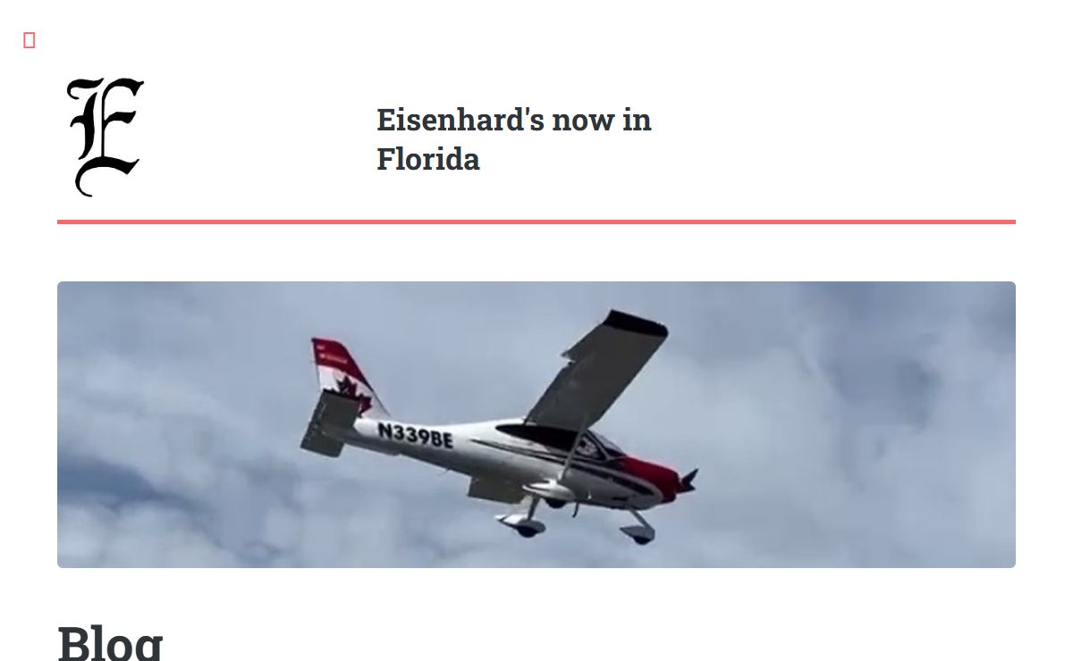 Blog | Eisenhard's now in Florida