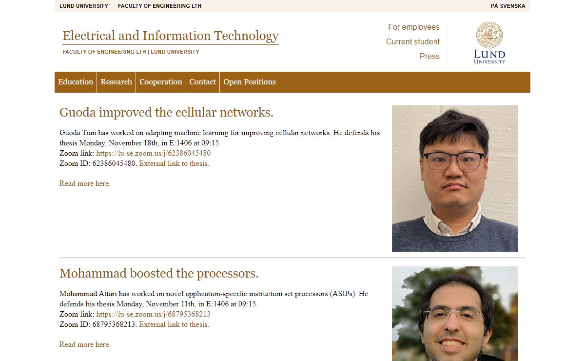 EIT, Electrical and Information Technology