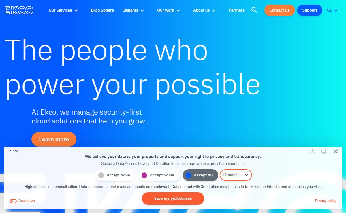 Secure Cloud Solutions | Cloud Management Services | Ekco