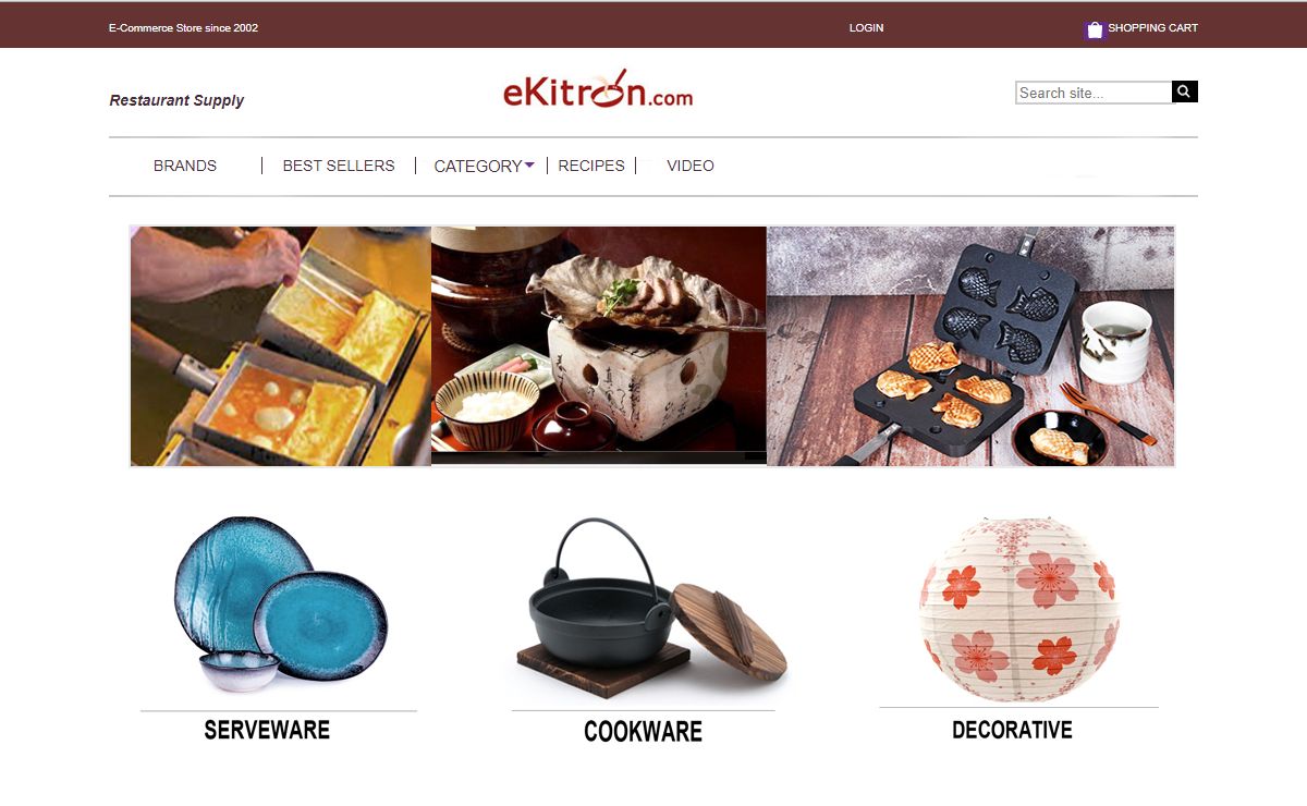 ekitron.com - Restaurant Supply for Asian Concept