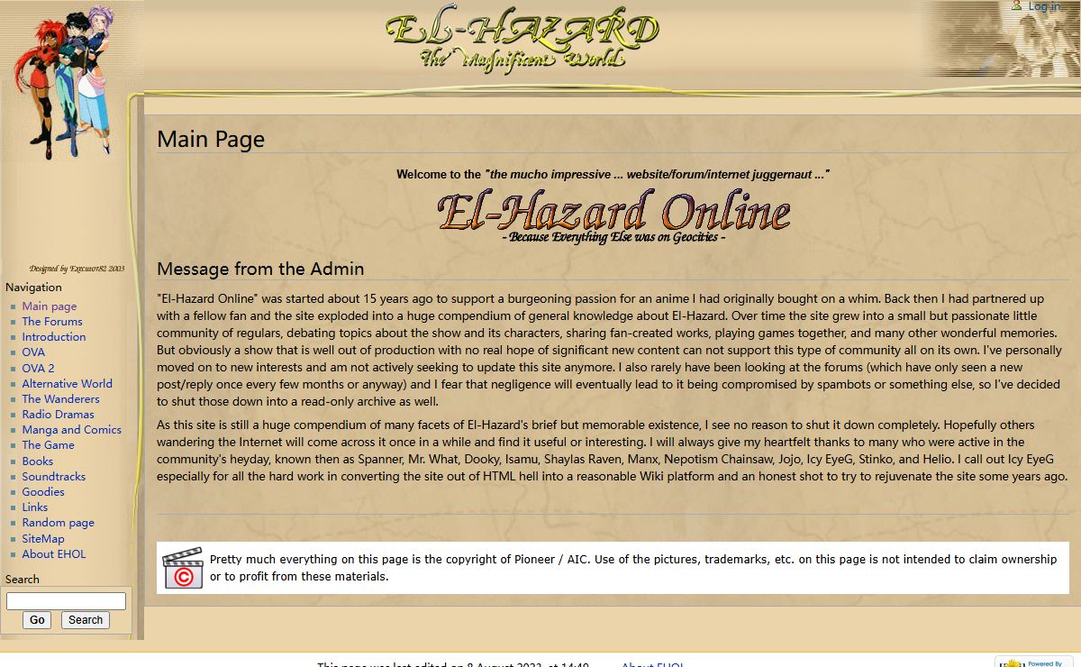 El-Hazard Online