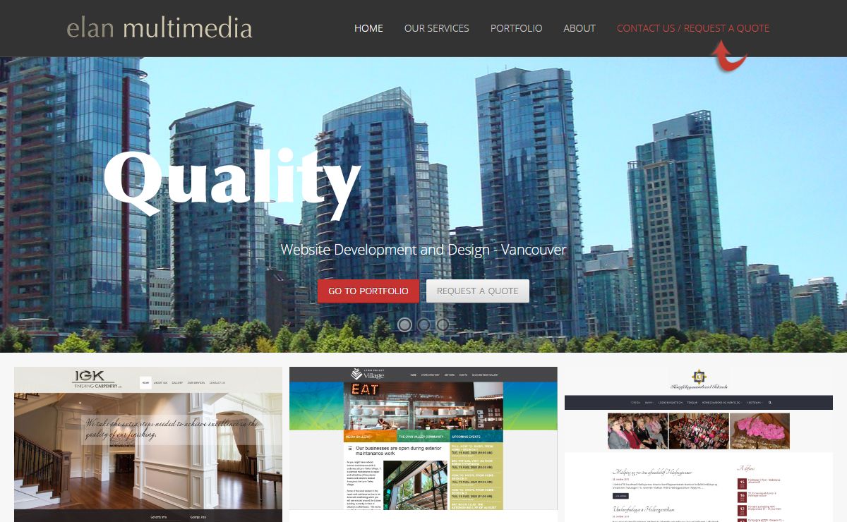 Quality Website Design Vancouver - Elan multimedia - Elan margmiðlun