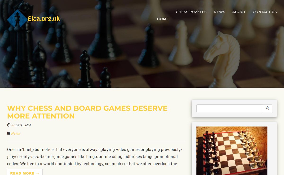elca.org.uk – Chess