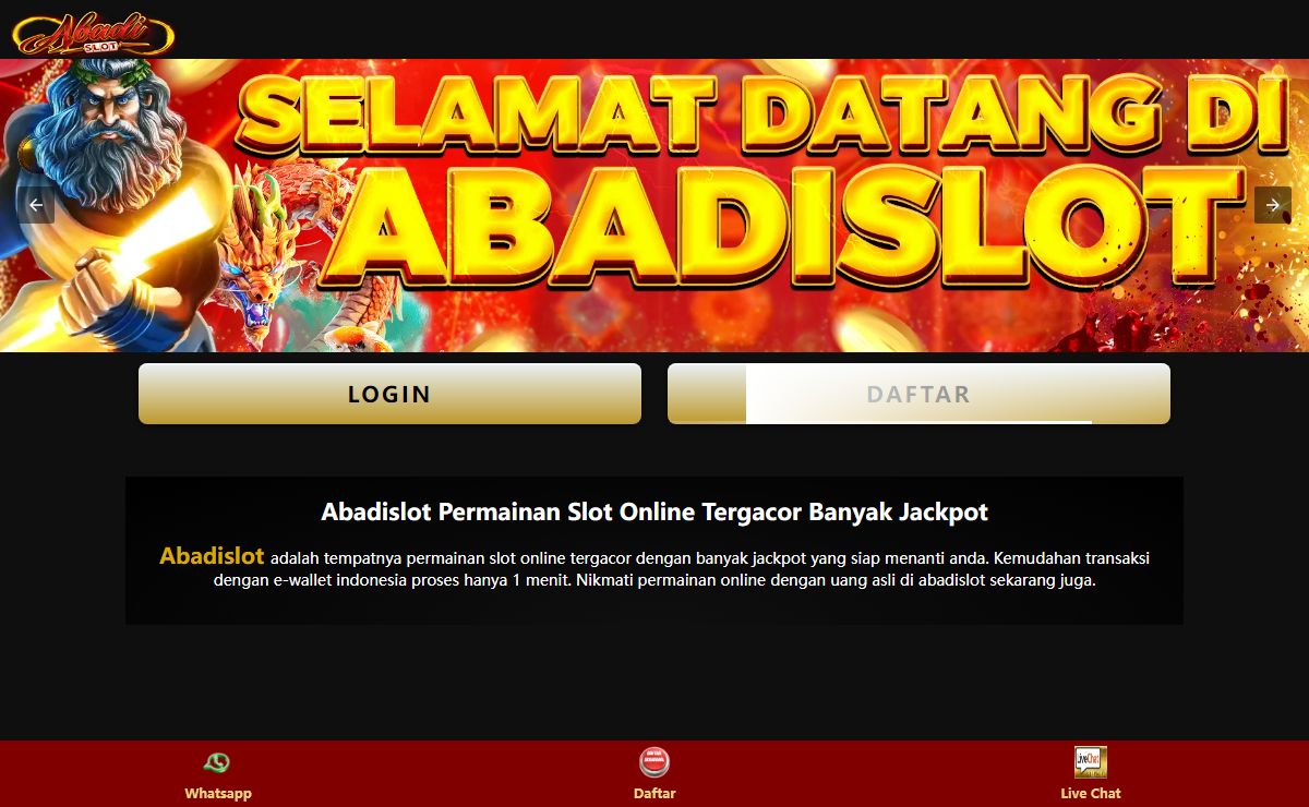 Abadislot Permainan Slot Online Tergacor Indonesia