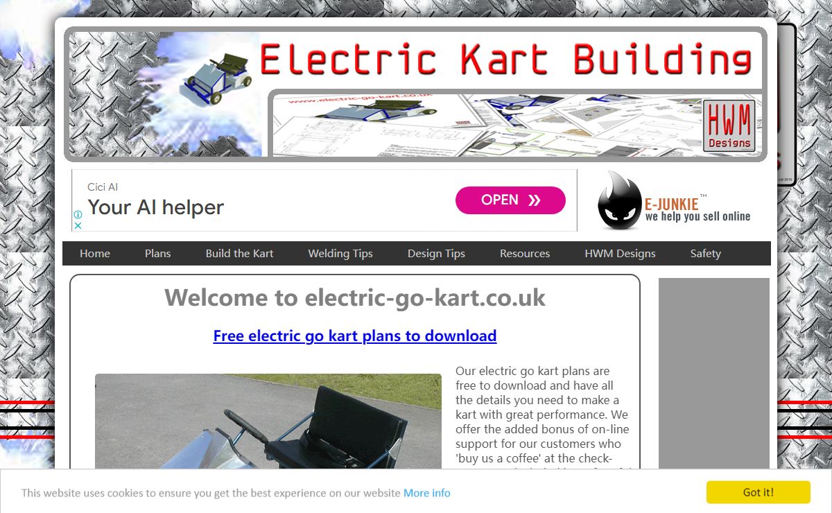 FREE Kart plans to download - PDF, 3D PDF and CAD models