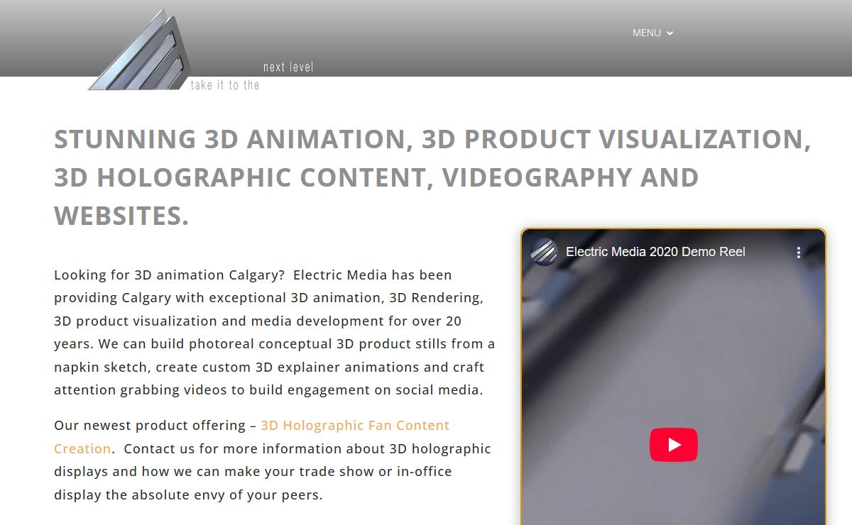 Calgary 3D Animation and 3D rendering to increase engagement and sales