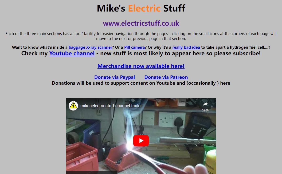 Mike's Electric Stuff