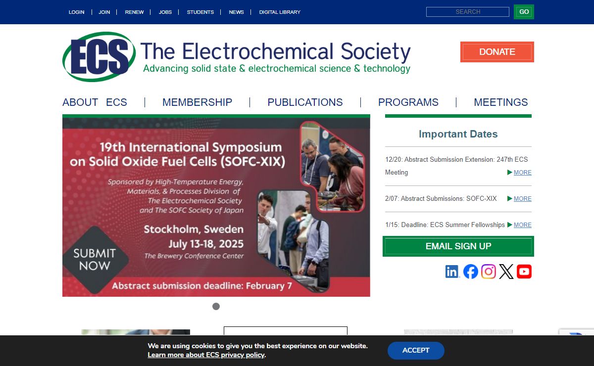 The Electrochemical Society