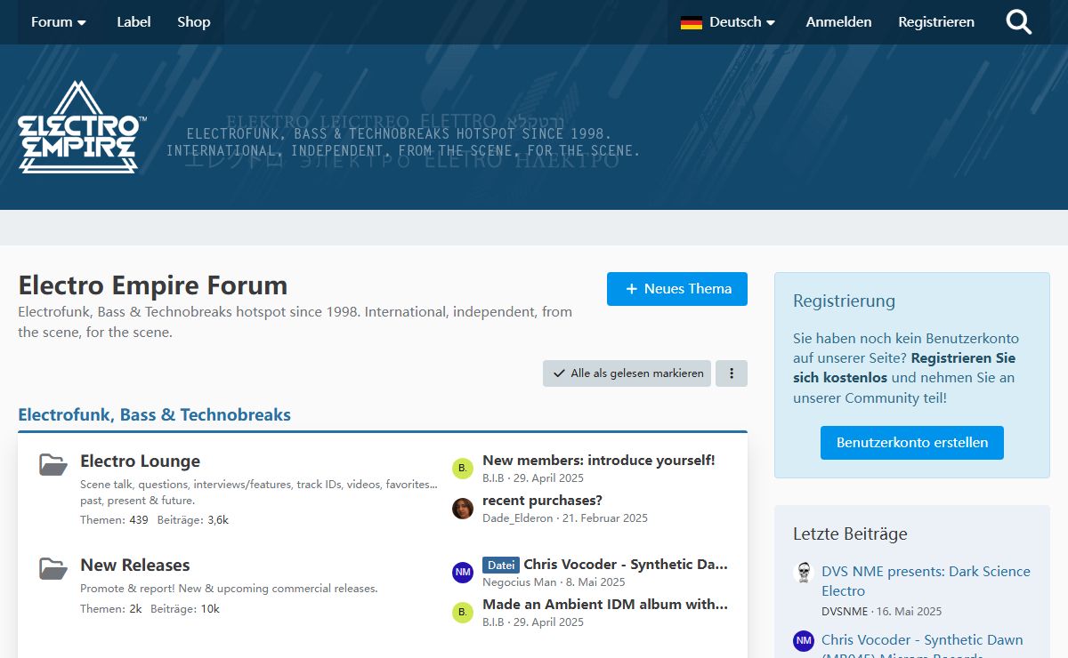 Electro Empire Forum