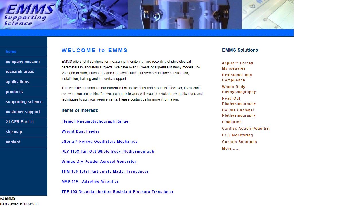 EMMS Home Page