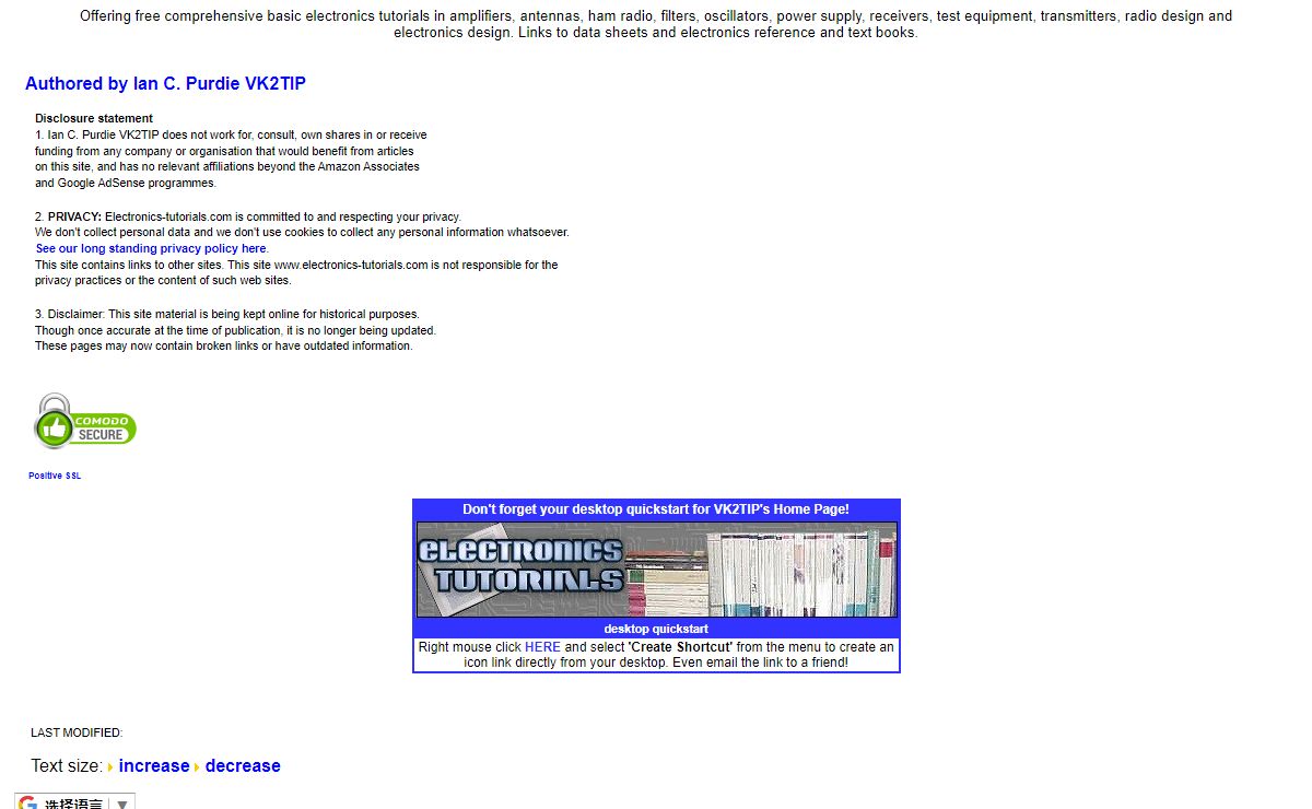 electronics tutorials for newcomers learn basic electronics for free