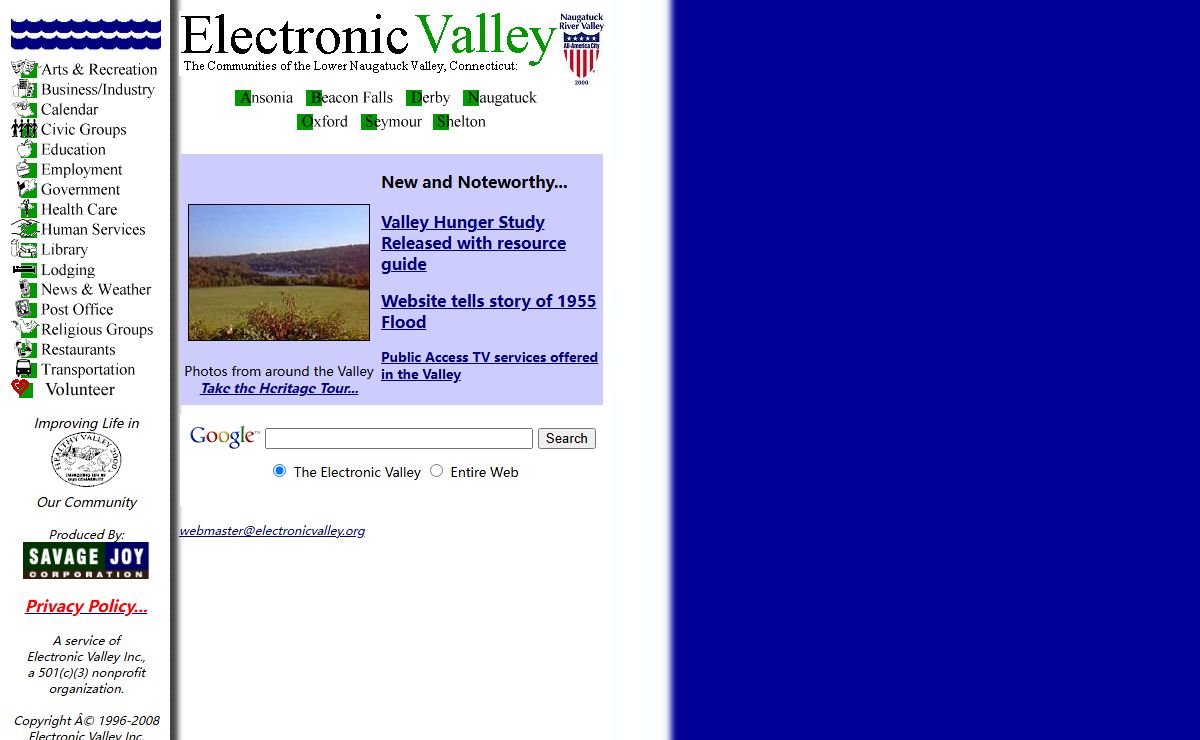 The Electronic Valley - Connecticut's Lower Naugatuck Valley Online!