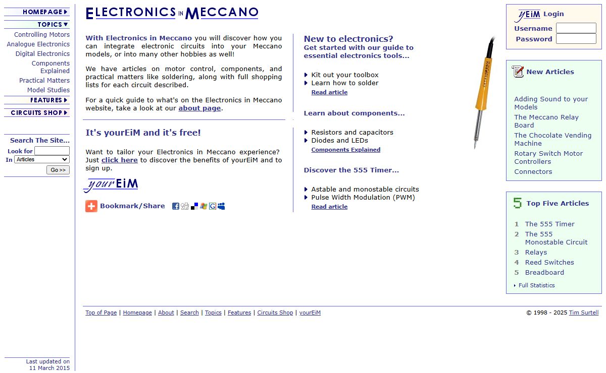 Electronics in Meccano