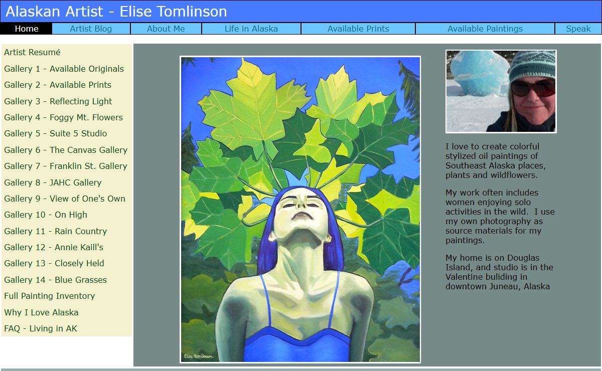 Alaskan Artist - Elise Tomlinson