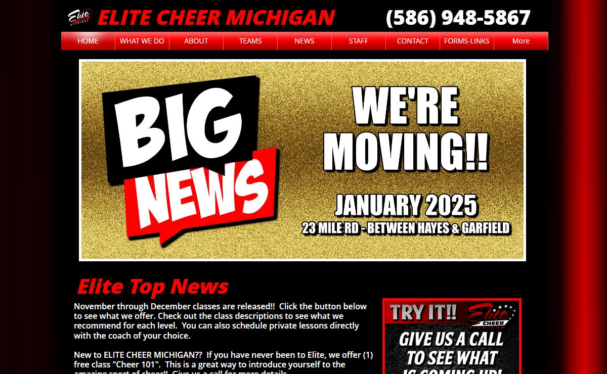 Elite Cheer Michigan Chesterfield
