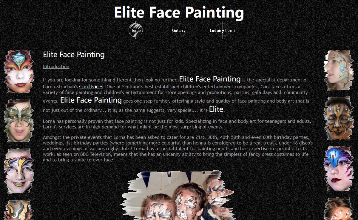 Elite Face Painting & Body Painting Throughout Scotland. (Glasgow, Edinburgh, Dundee, Perth, Aberdeen, Pailey)