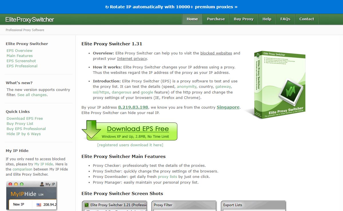 Elite Proxy Switcher - Professional Proxy Software