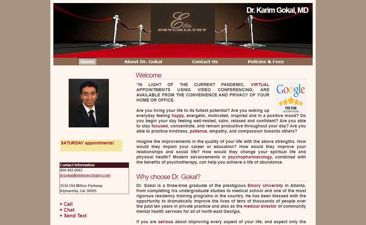 Dr. Karim Gokal - Home