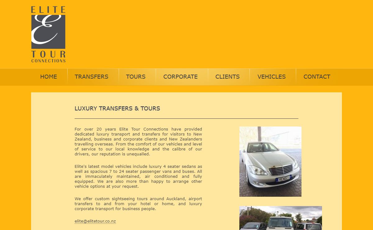 Elite Tours | Luxury Transfers & Tours :: Airport Transfers :: Sightseeing Tours Auckland