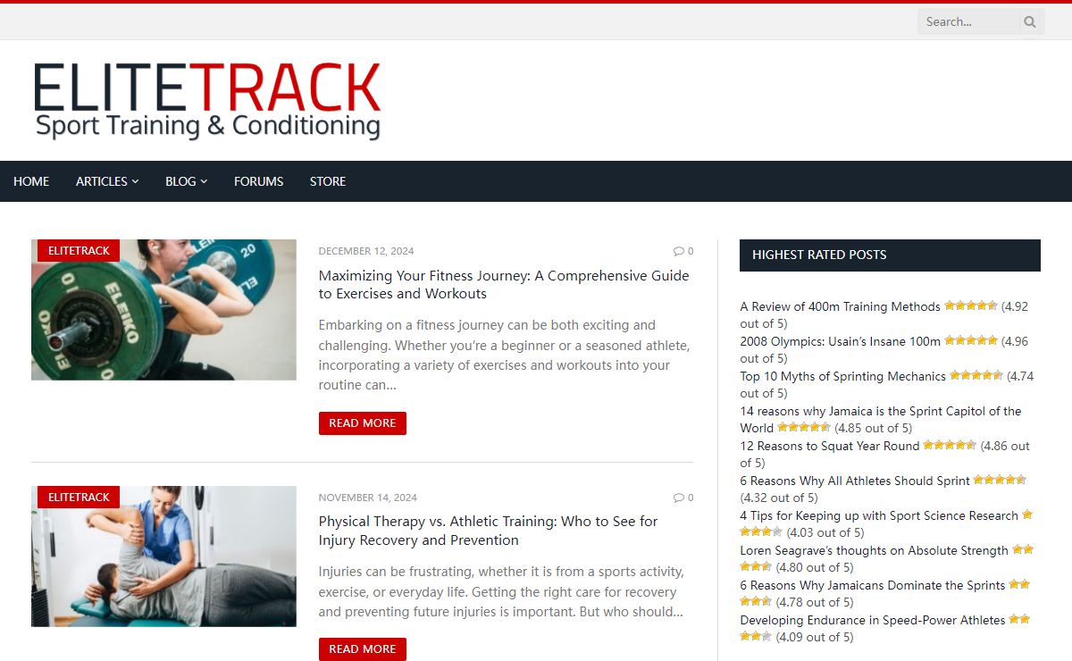 ELITETRACK - Sport Training & Conditioning