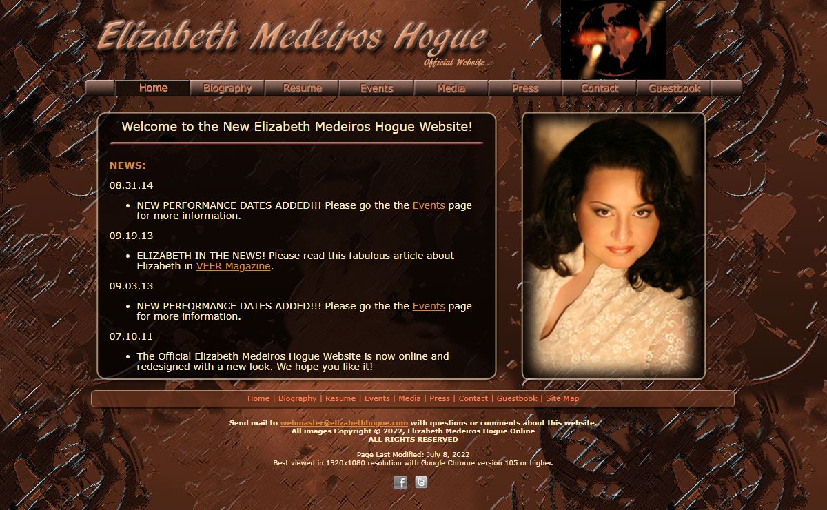 Elizabeth Medeiros Hogue - Operatic Soprano | Home