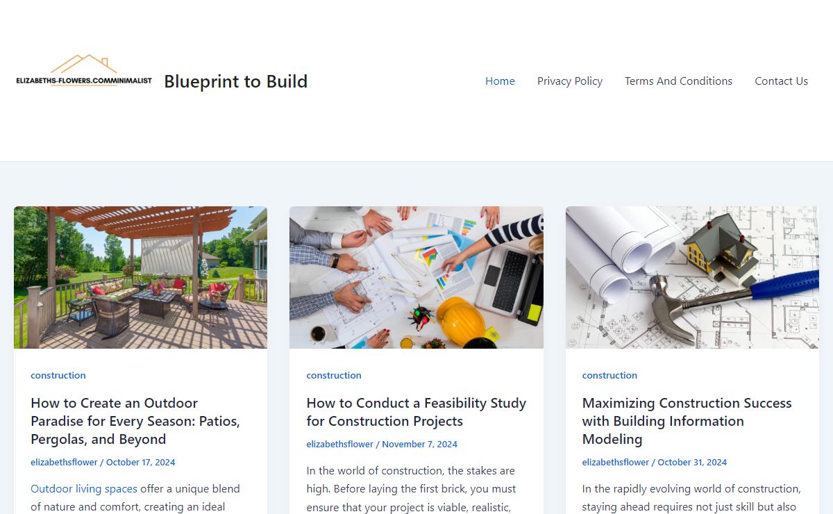 Blueprint to Build