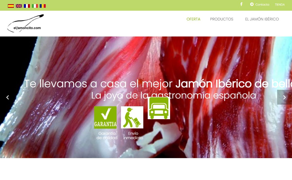 Comprar Jamon Ibérico auténtico pata negra