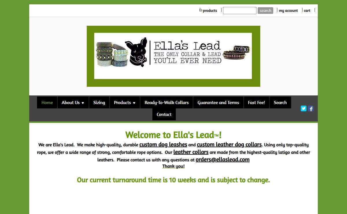Ella's Lead - Home
