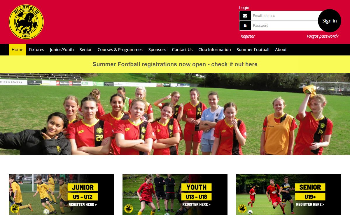 WELCOME TO ELLERSLIE AFC
