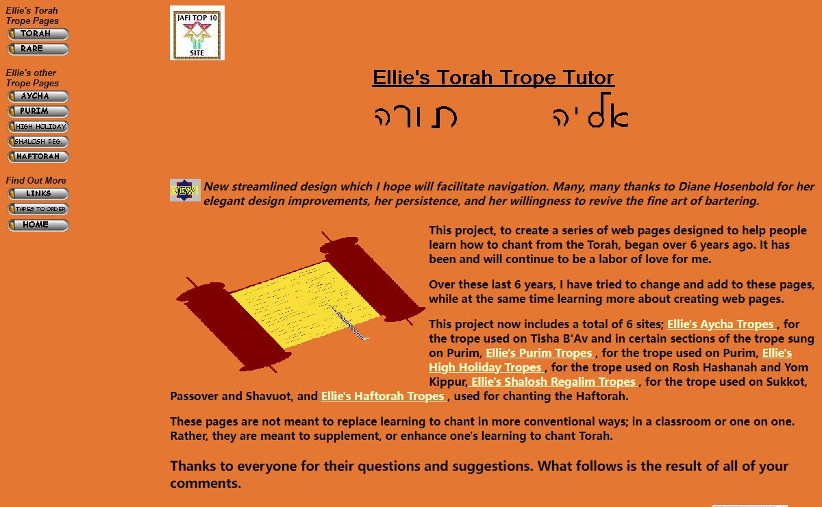 Ellie's Torah Trope Tutor