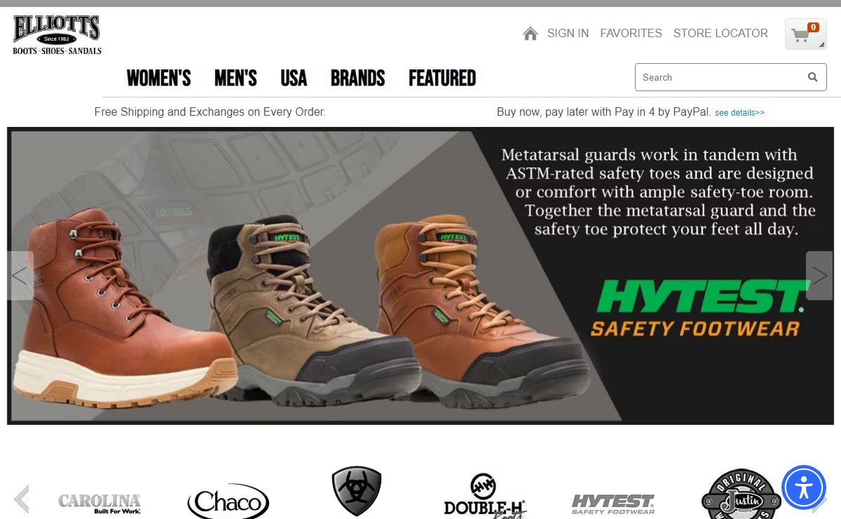 elliottsboots - Boots, Shoes and Sandals. Shop All ...Work, Outdoor, Western and Safety. Free Shipping