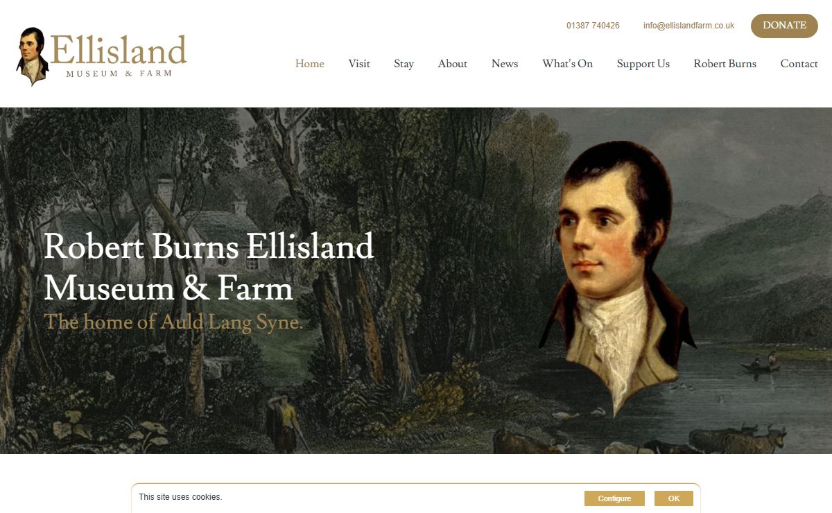Robert Burns Ellisland Museum & Farm | Dumfries