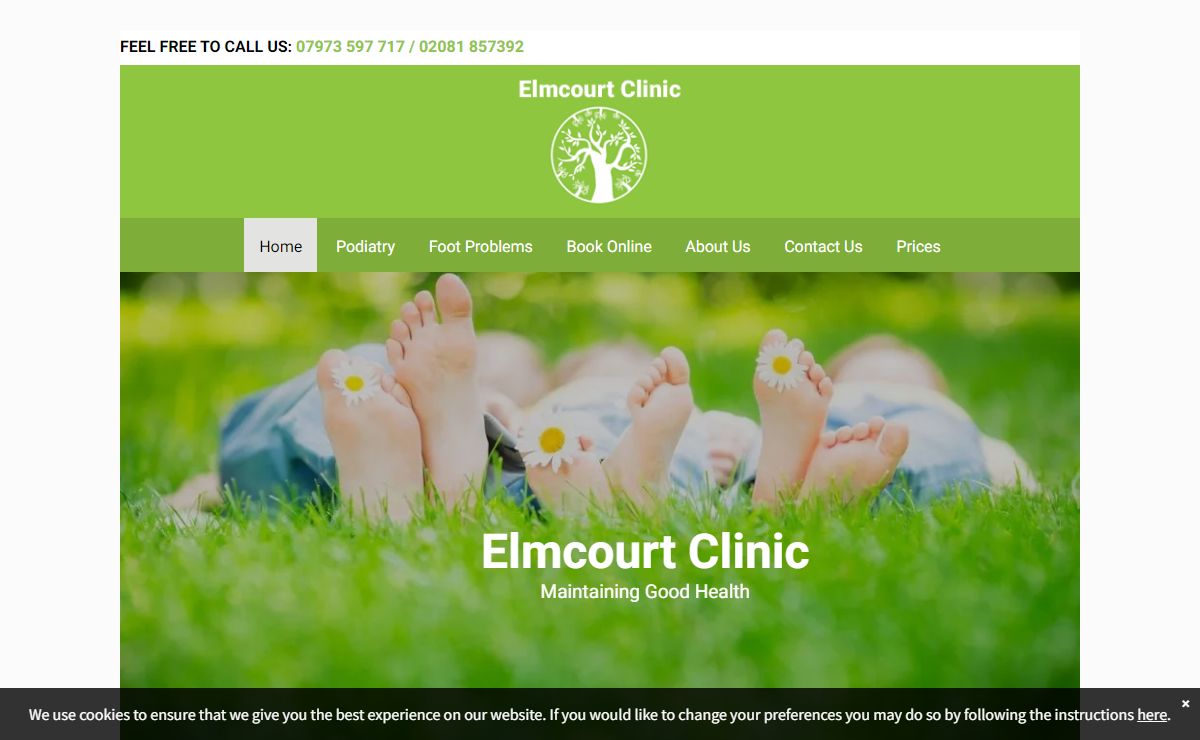 Podiatry, Reflexology & Beauty Clinic in West Norwood | Elmcourt Clinic
