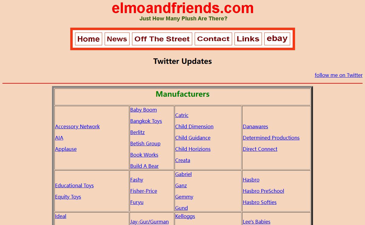 Elmo Center Sesame Street Plush Dolls - Elmoandfriends.com