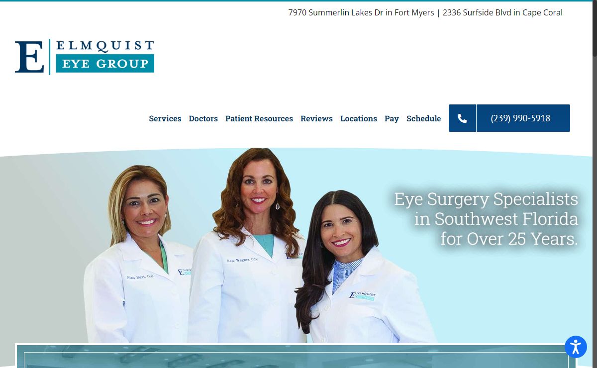 Elmquist Eye Group | Eye Doctors in Fort Myers & Cape Coral