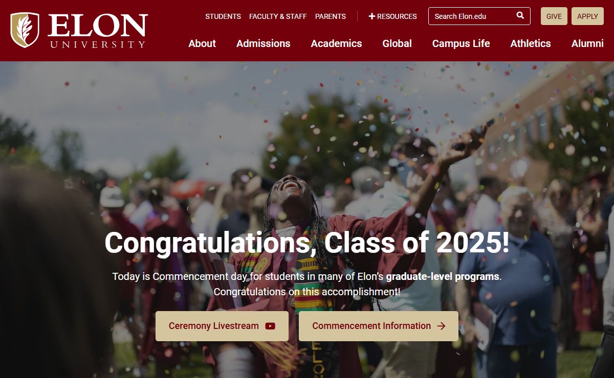Elon University - America’s Top-Ranked Teaching University