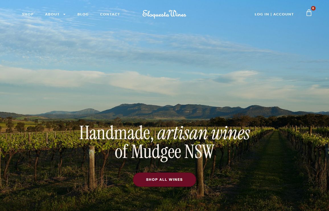 Hand Made Red Wine, White Wine, Rose Wine of Mudgee NSW - Eloquesta Wines