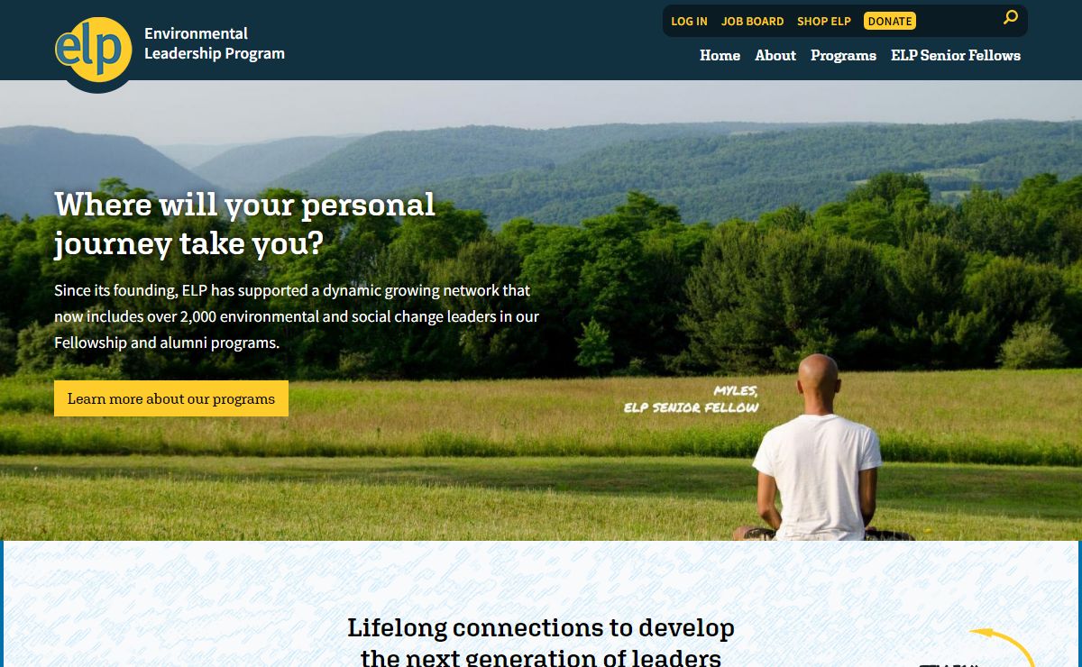 Lifelong connections to develop the next generation of leaders | Environmental Leadership Program