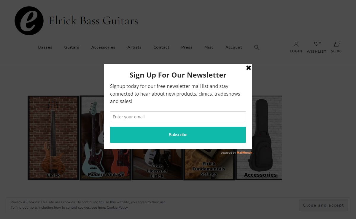 Home - Elrick Bass Guitars