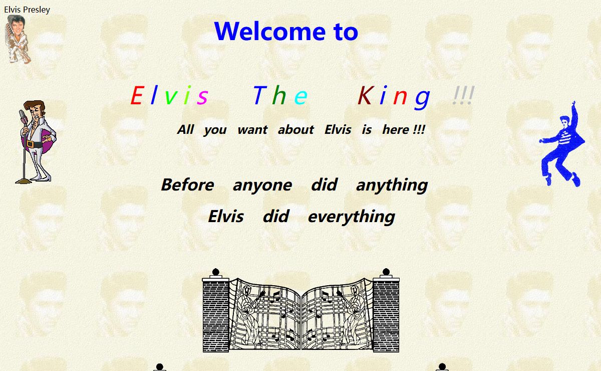 ☞Elvis The King