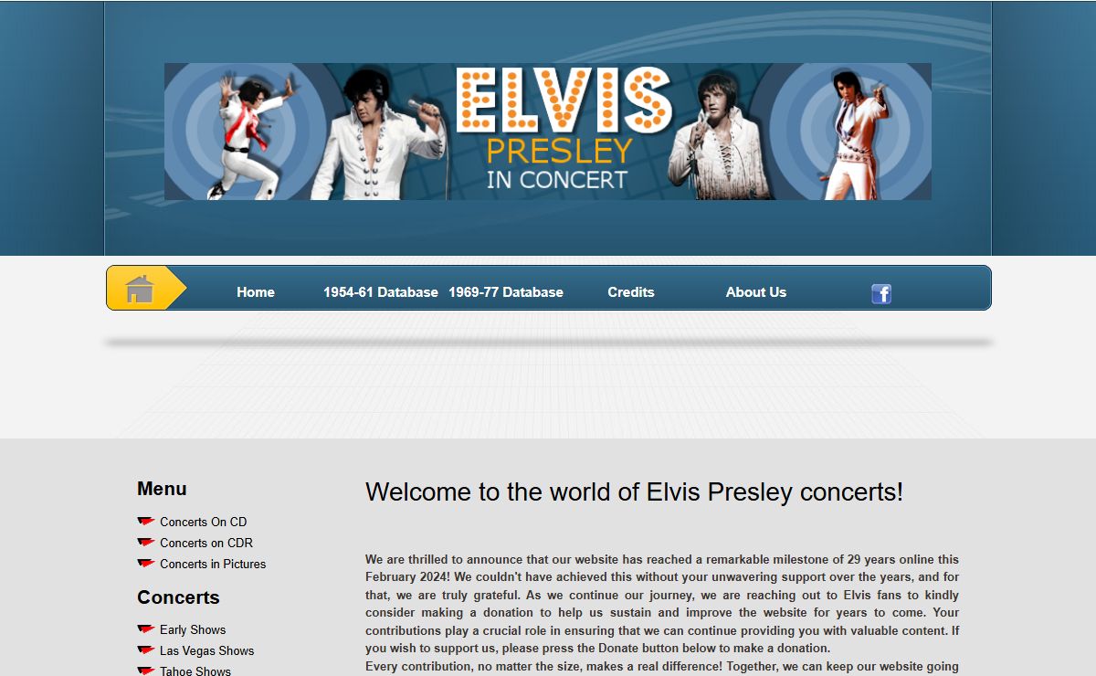 Elvis Presley In Concert