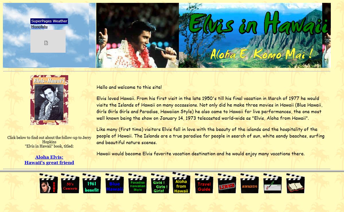 Elvis in Hawaii