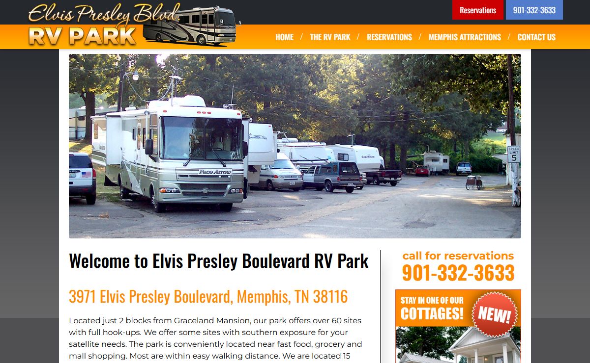 Elvis Presley Blvd. RV Park - Memphis, TN