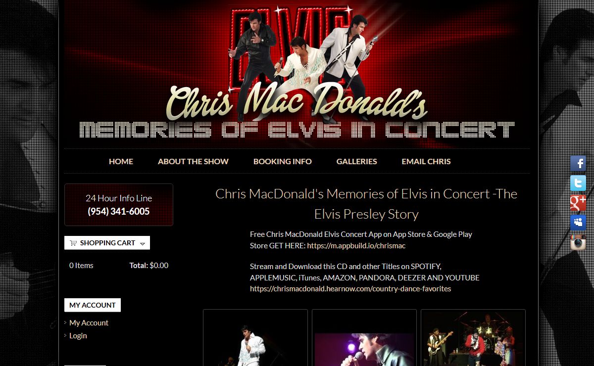 Chris MacDonald's Memories of Elvis in Concert| Elvis Presley Story