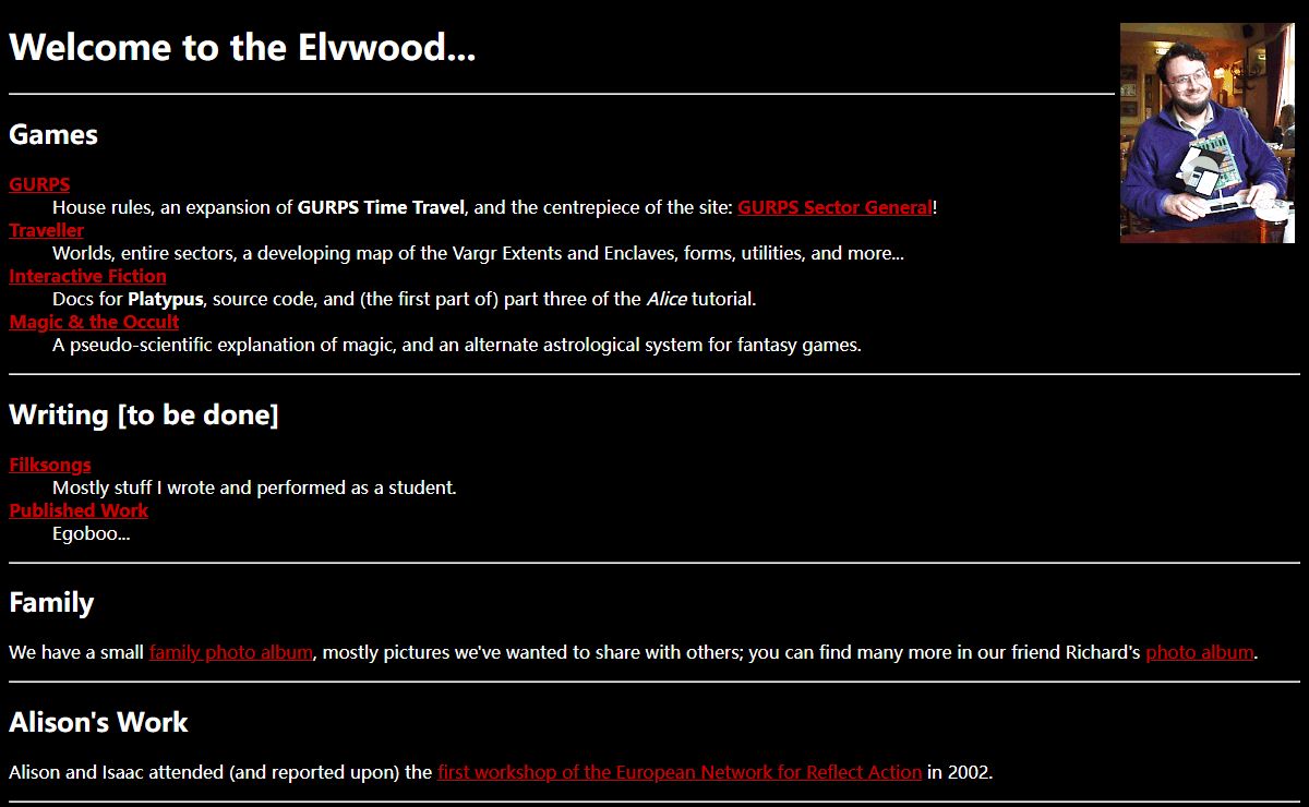Welcome to the Elvwood...