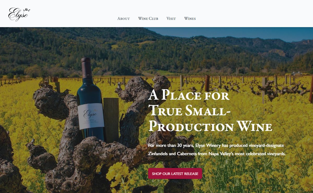 Home | Elyse Winery